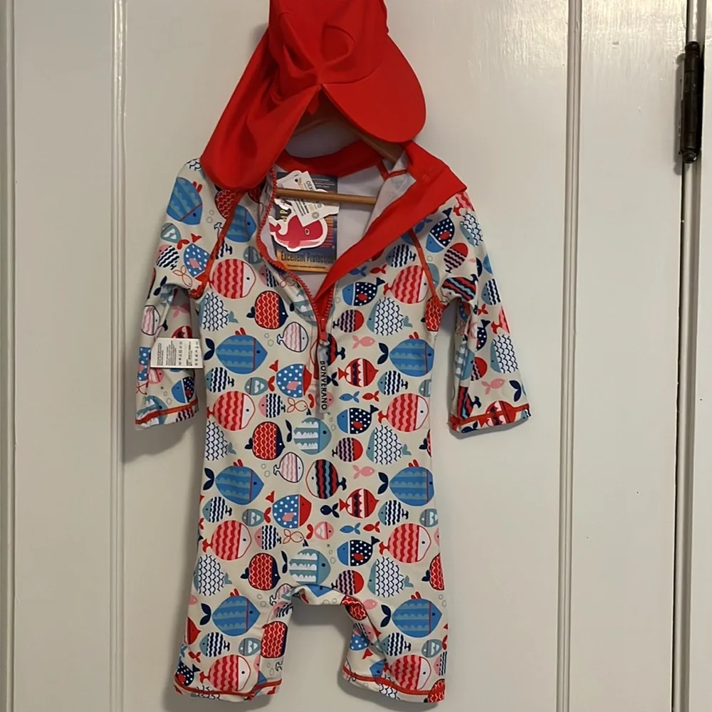 Bonverano one piece toddler swimsuit
